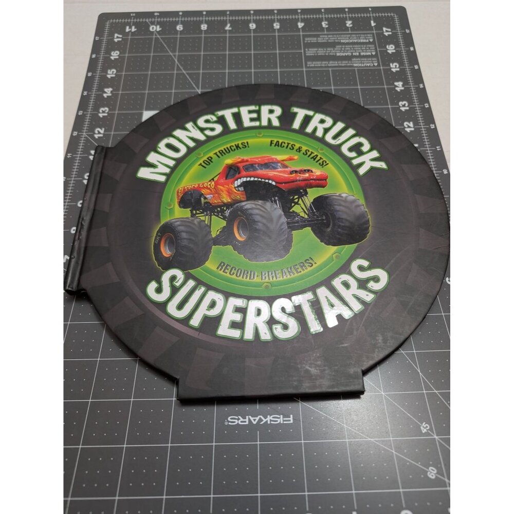 Monster Truck Record Beakers Super Stars book Carlton KIDS HC 2019 round shape‎